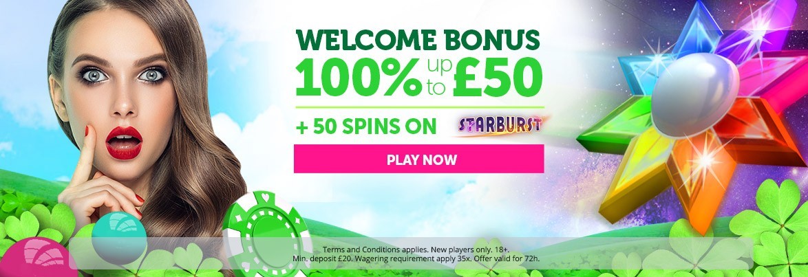 Casinoluck UK welcome bonus banner
