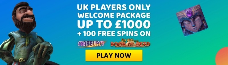 Monster casino welcome bonus for UK players