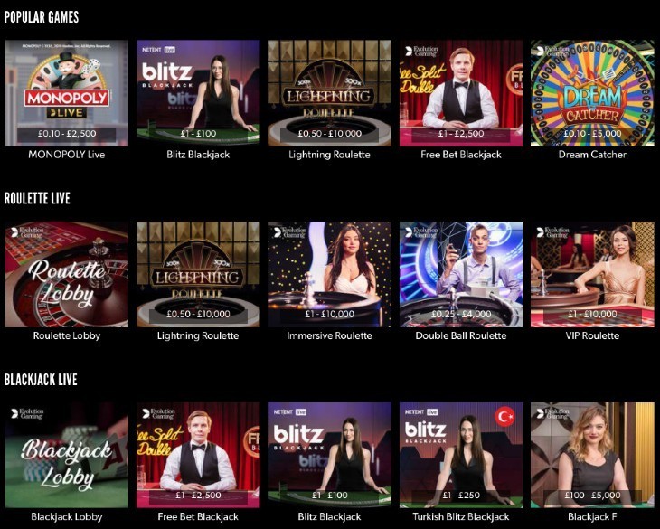 rizk live casino reviews