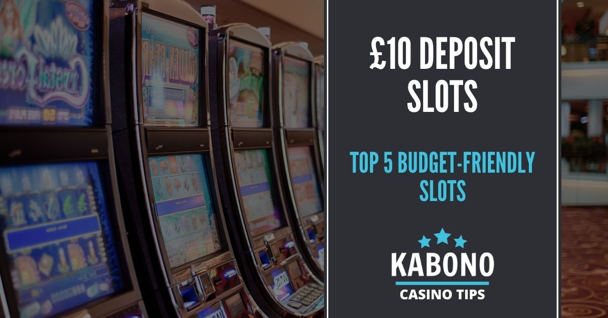 £10 deposit slots featured image