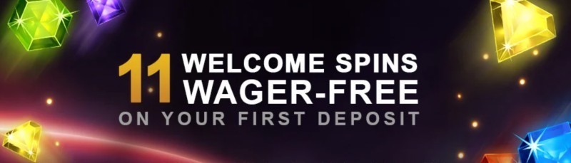 11 wager free spins at Videoslots