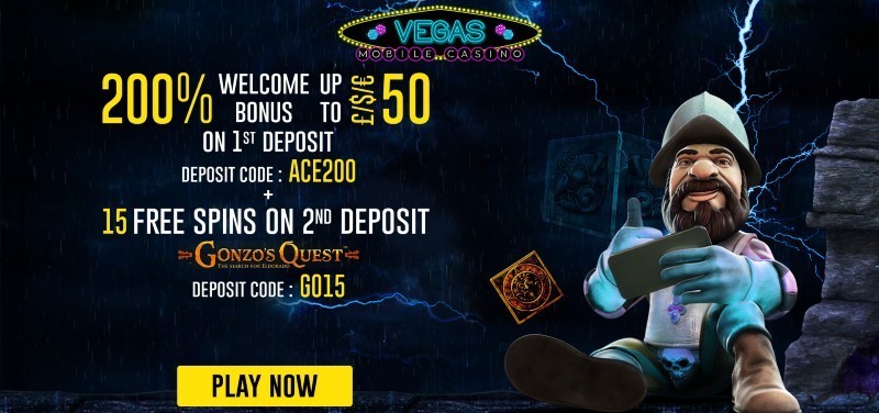 Kabono exclusive welcome bonus at Vegas Mobile Casino