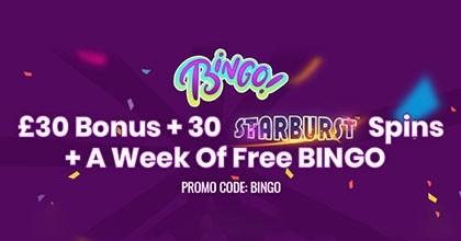 Artwork for bingo welcome bonus