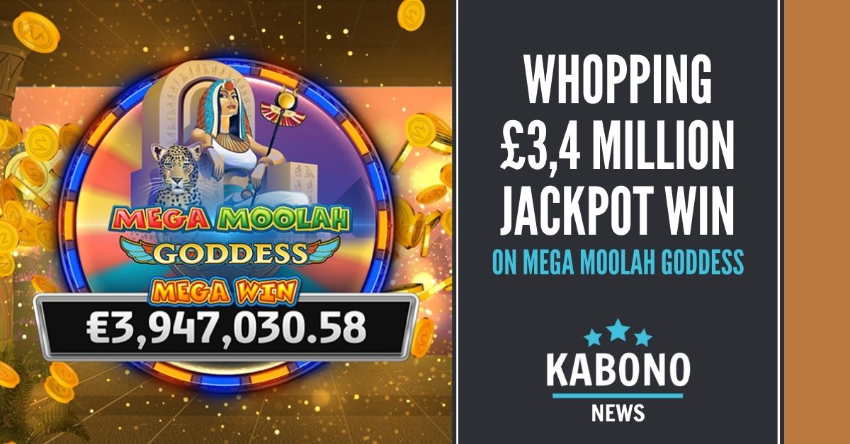 Mega Moolah Goddess whopping jackpot