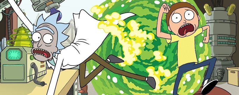 Rick and Morty promotion banner