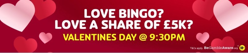 £5K bingo promotion at PlayOJO