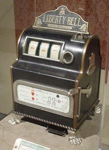 The Liberty Bell slot machine from Charles Fey
