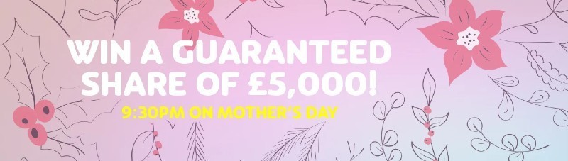 Mothers day promotion at PlayOJO