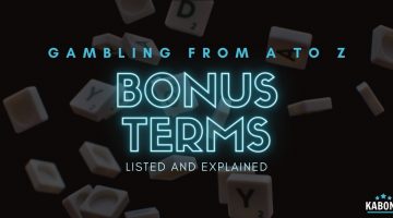 Casino bonus terminology
