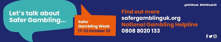 Safer Gambling Week banner