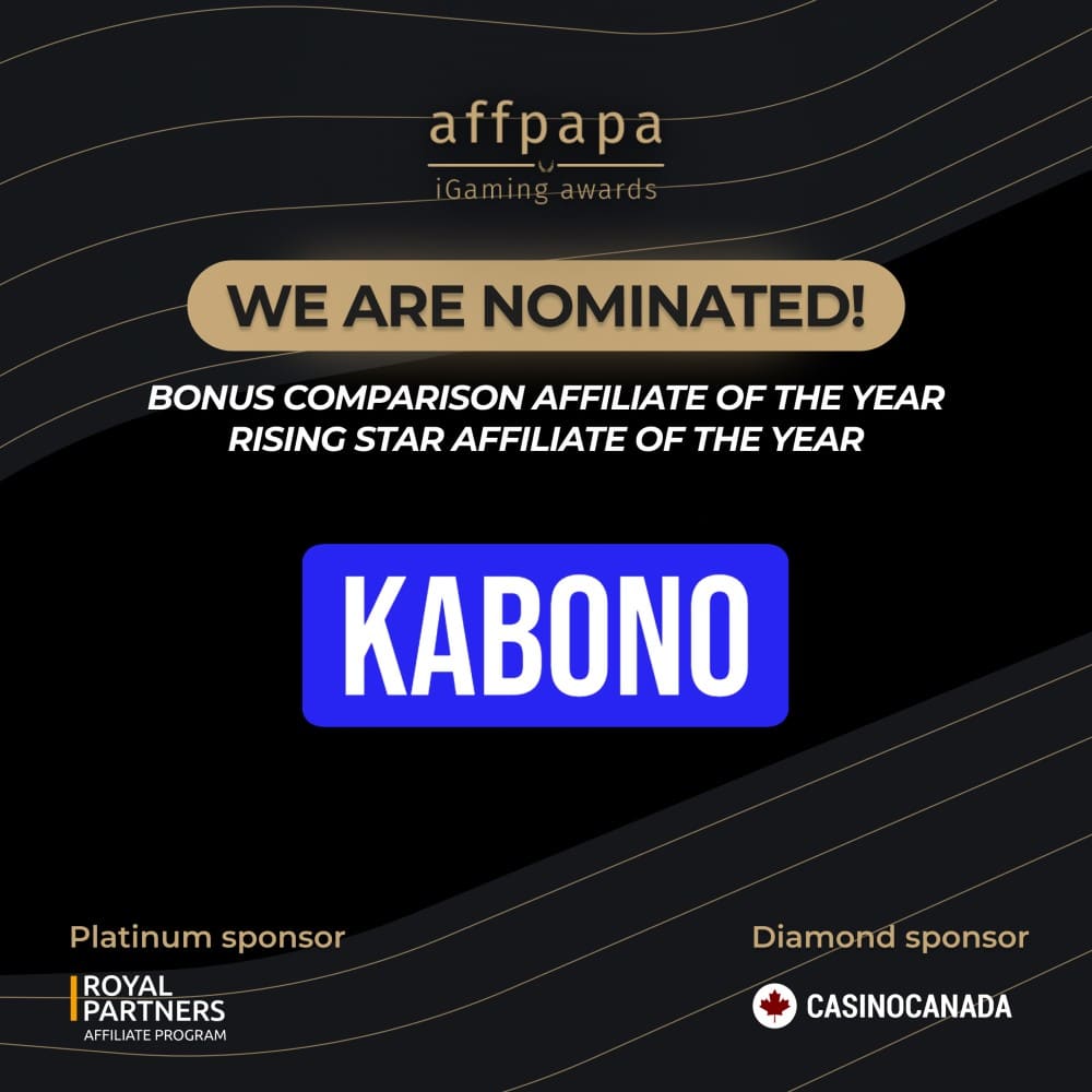 Kabono is Nominated for AffPapa iGaming Awards