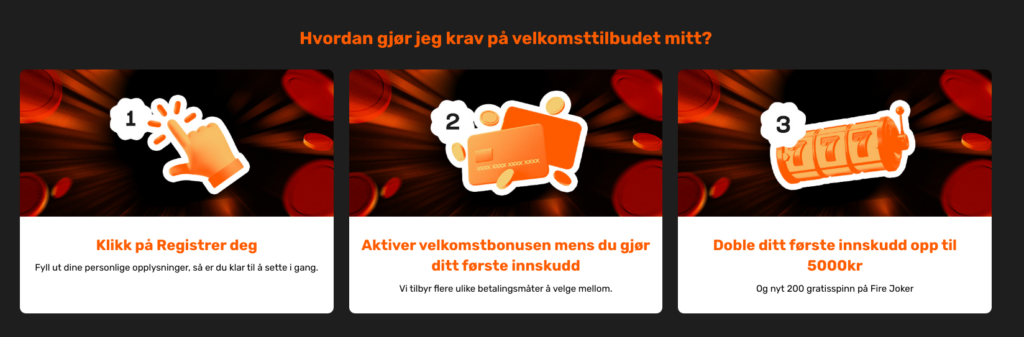 Detaljer om det nye velkomsttilbudet på Nitro Casino