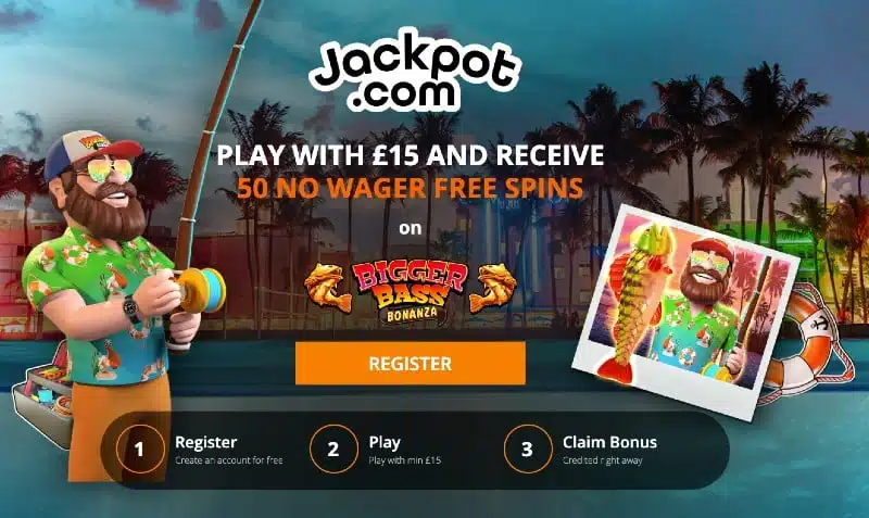Jackpot.com UK welcome bonus