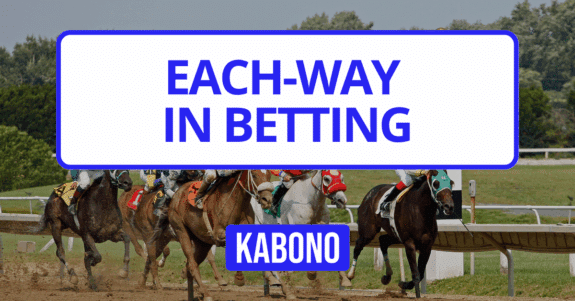 Image with the text "Each-way in betting"