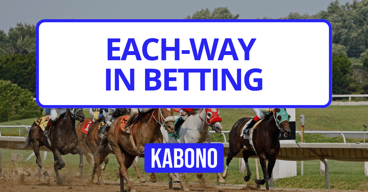 Image with the text "Each-way in betting"