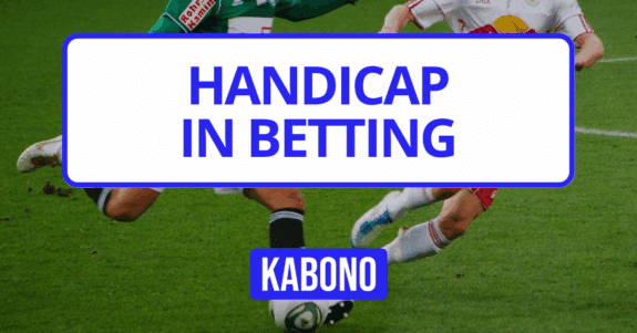 Image with the text "Handicap in betting"