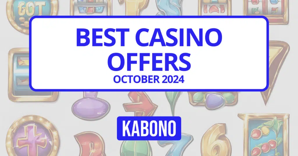 Image with the text: Best Casino Offers - October 2024