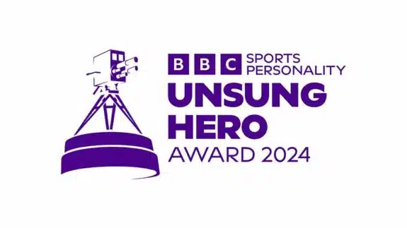 Image with the text: BBC Sports Personality Award 2024, Unsung Hero