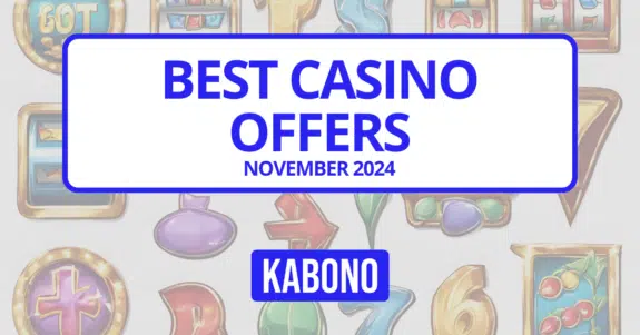 Image with the text "Best Casino Offers November 2024"