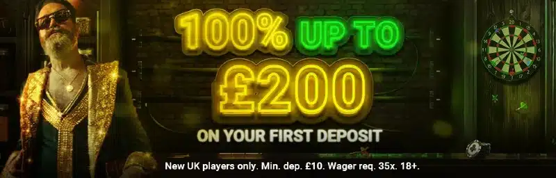 Mr Vegas welcome offer on first deposit