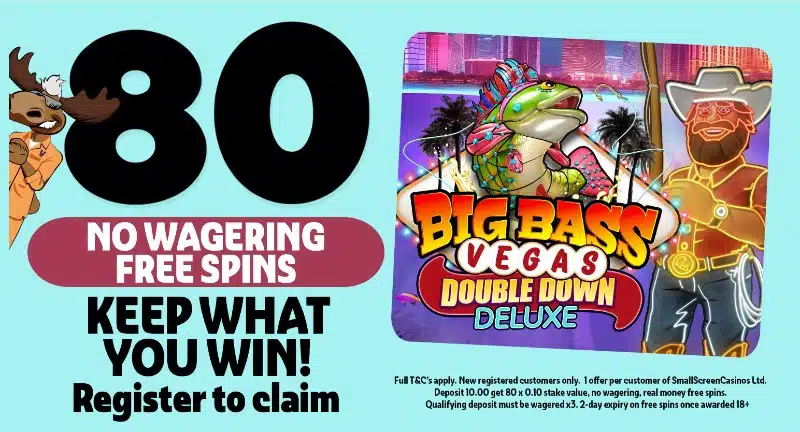 Vegas Moose welcome offer on first deposit