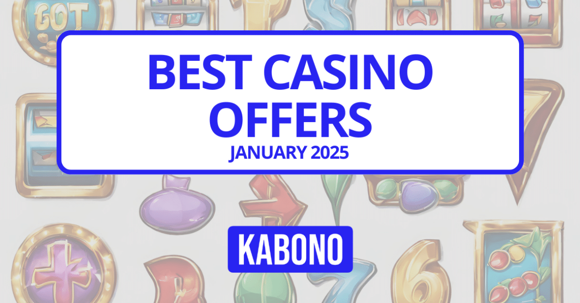 Image with the text "Best Casino Offers - January 2025"