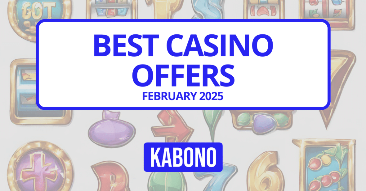 Image with the text "Best Casino Offers – February 2025"