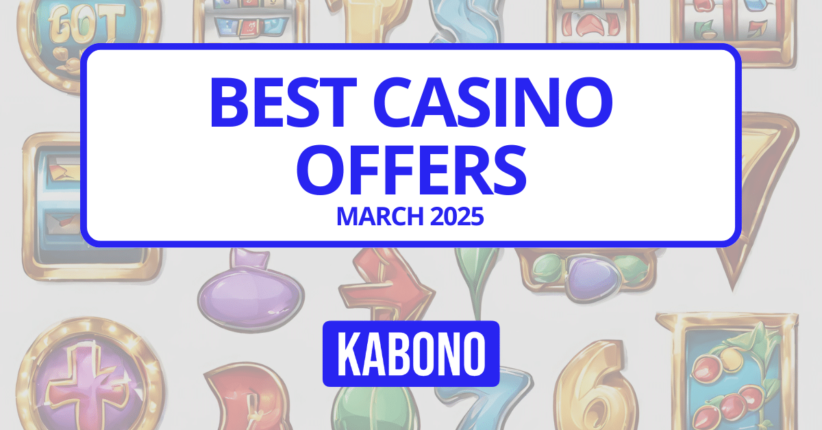 Image with the text "Best Casino Offers - March 2025"