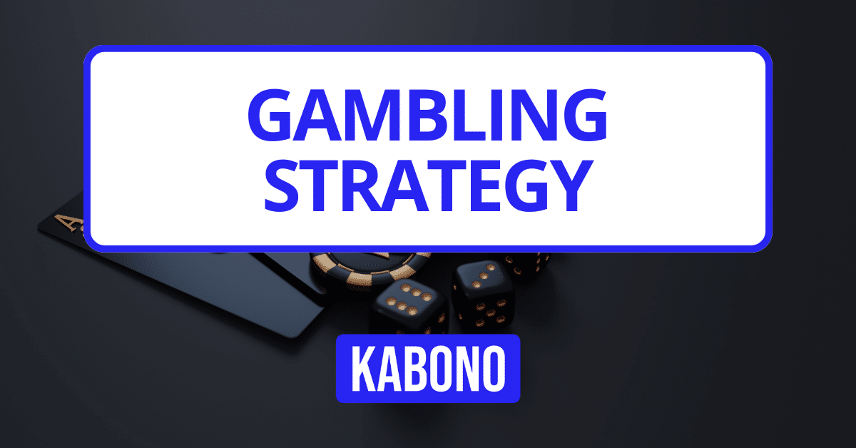 Image with the text "Gambling Strategy"