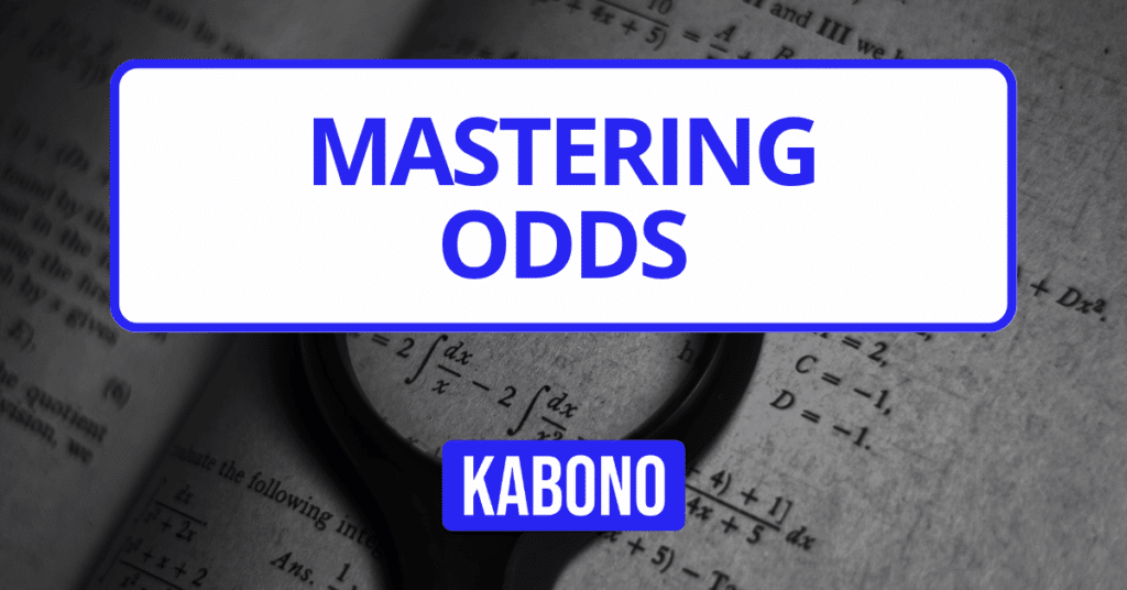 Image with the text "mastering odds"