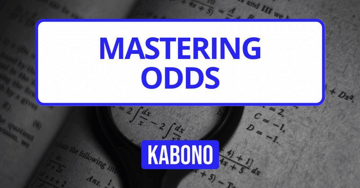 Image with the text "mastering odds"