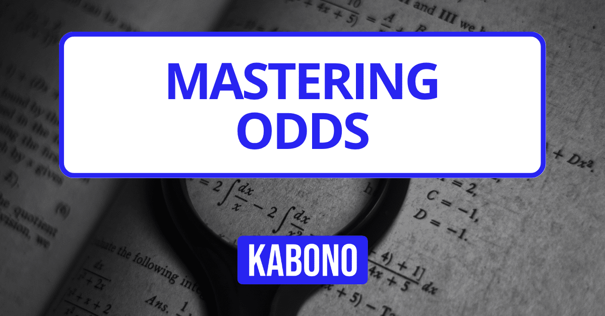 Image with the text "mastering odds"